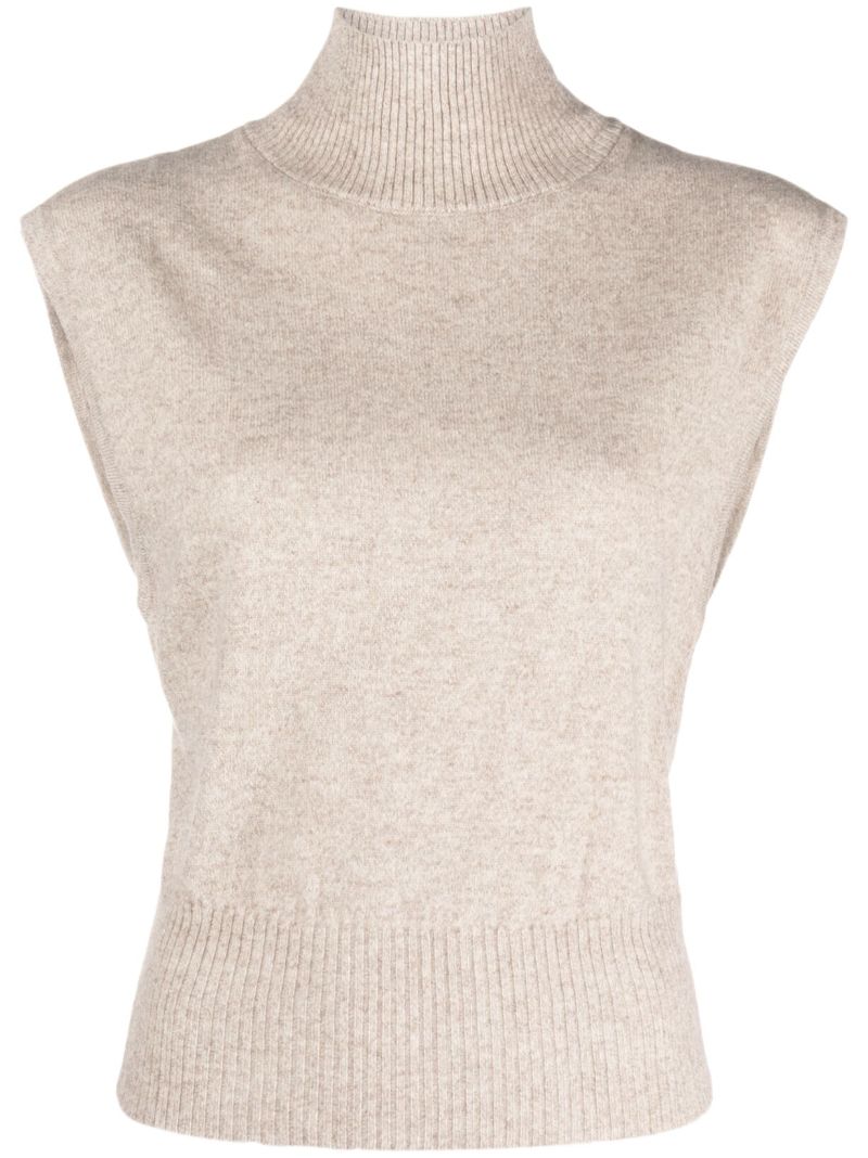 Neutral Arco Cashmere Sweater