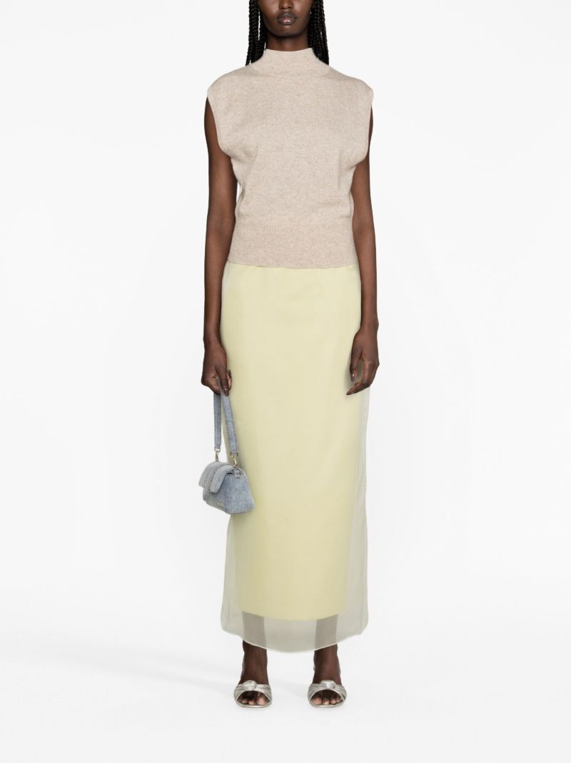 Neutral Arco Cashmere Sweater