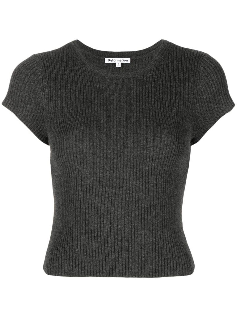 Grey Teo Cashmere T-shirt