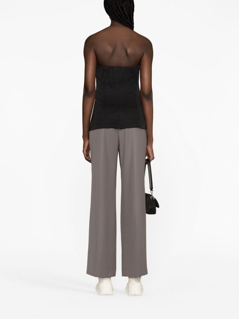 Black Tonya Strapless Top