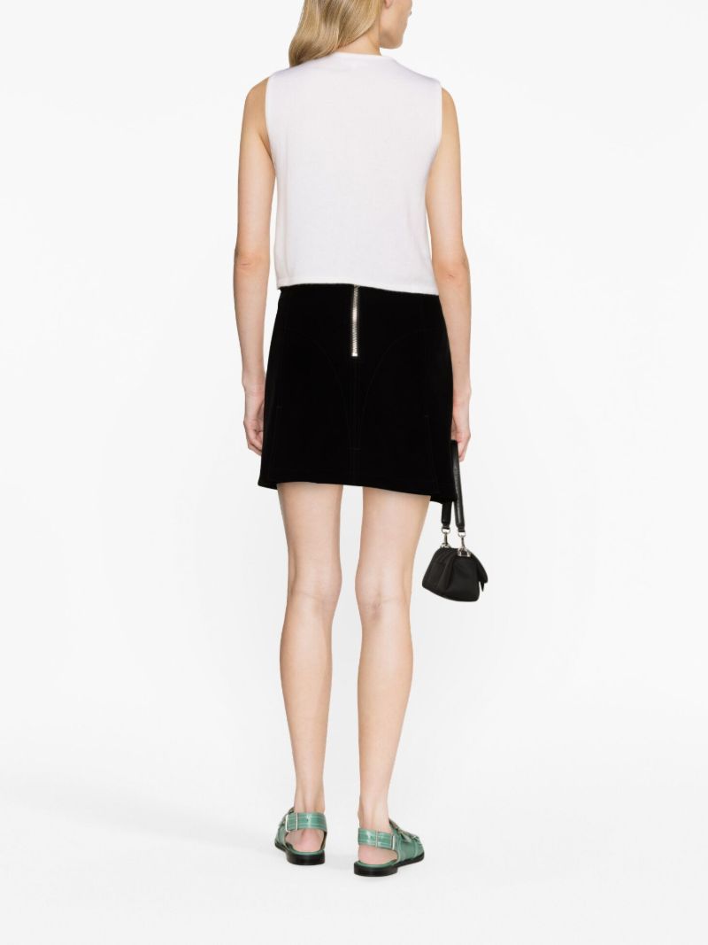 Neutral Jace Sleeveless Cashmere Top