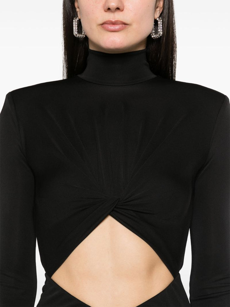 Black Kim Cut-out Midi Dress