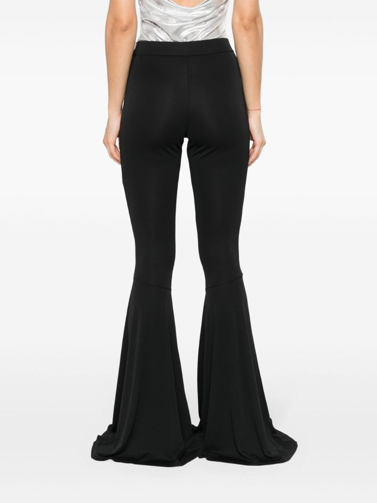 Black Peggy Flared Trousers