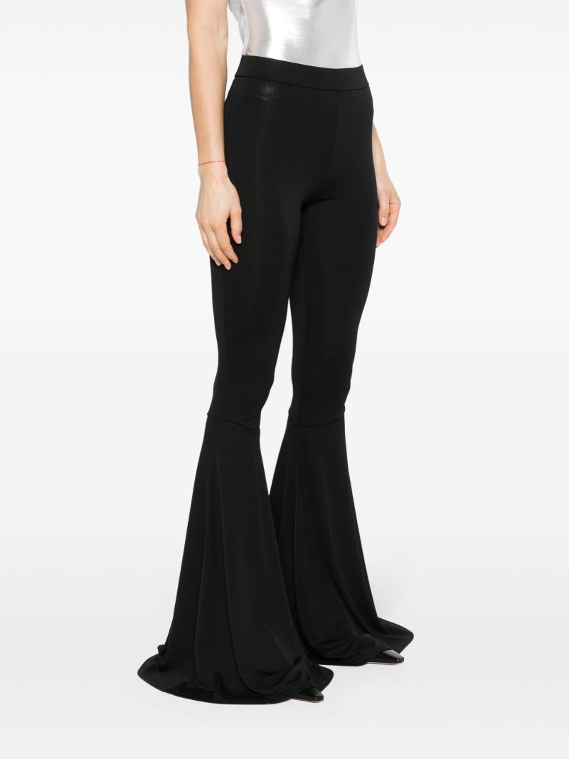 Black Peggy Flared Trousers
