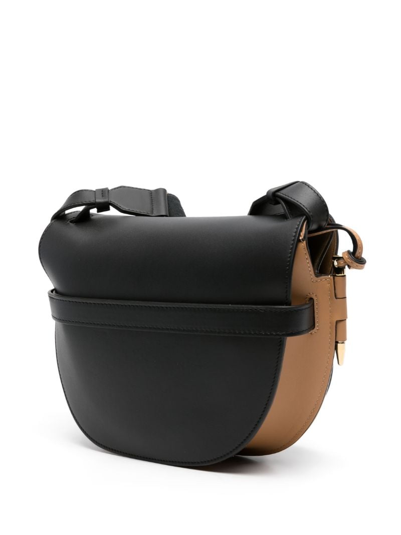 Black Gate Small Leather Cross Body Bag