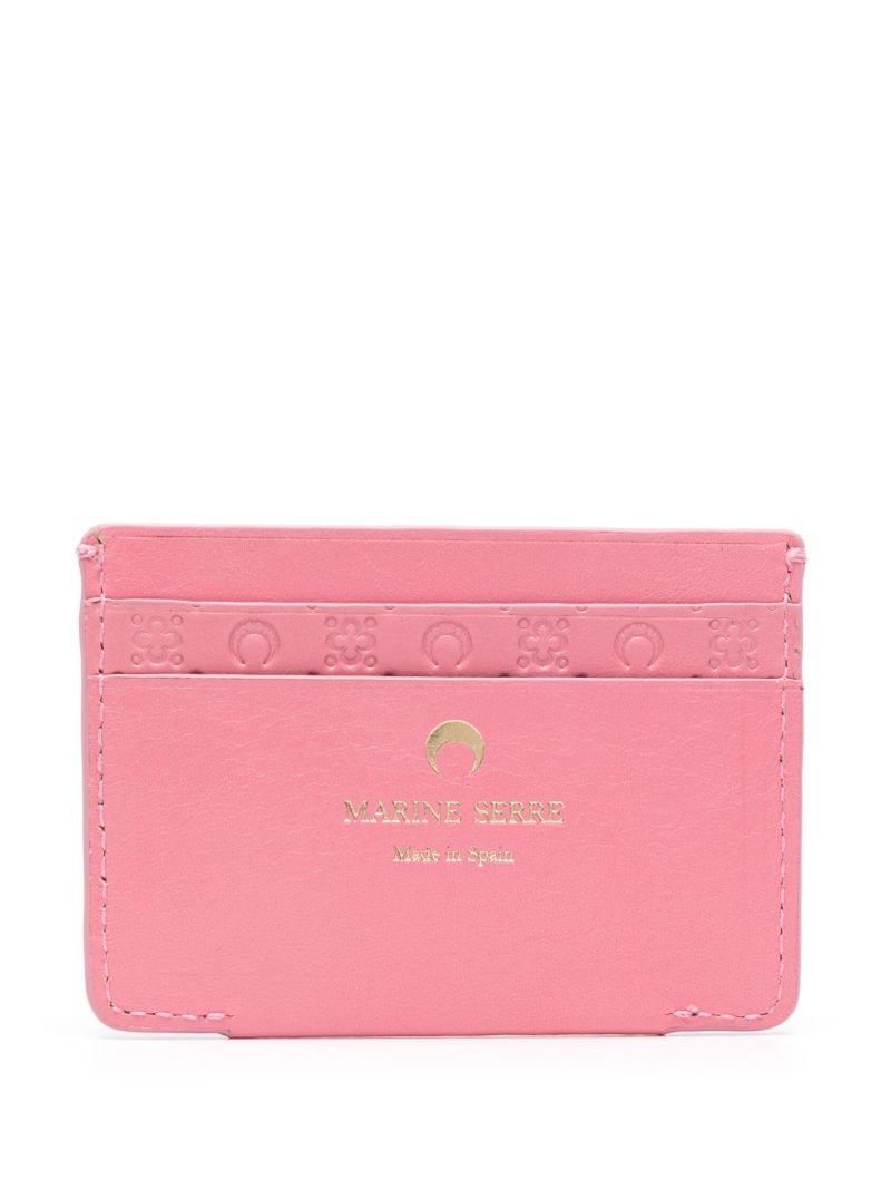 Pink Moon-embossed Cardholder