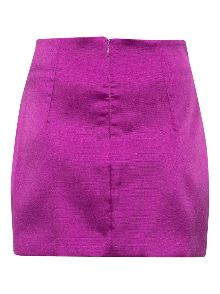 Purple Nerea Tailored Miniskirt