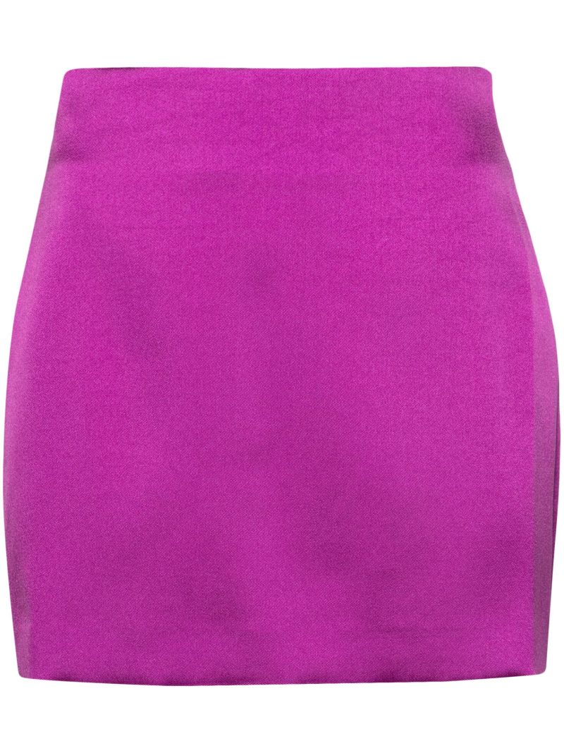 Purple Nerea Tailored Miniskirt