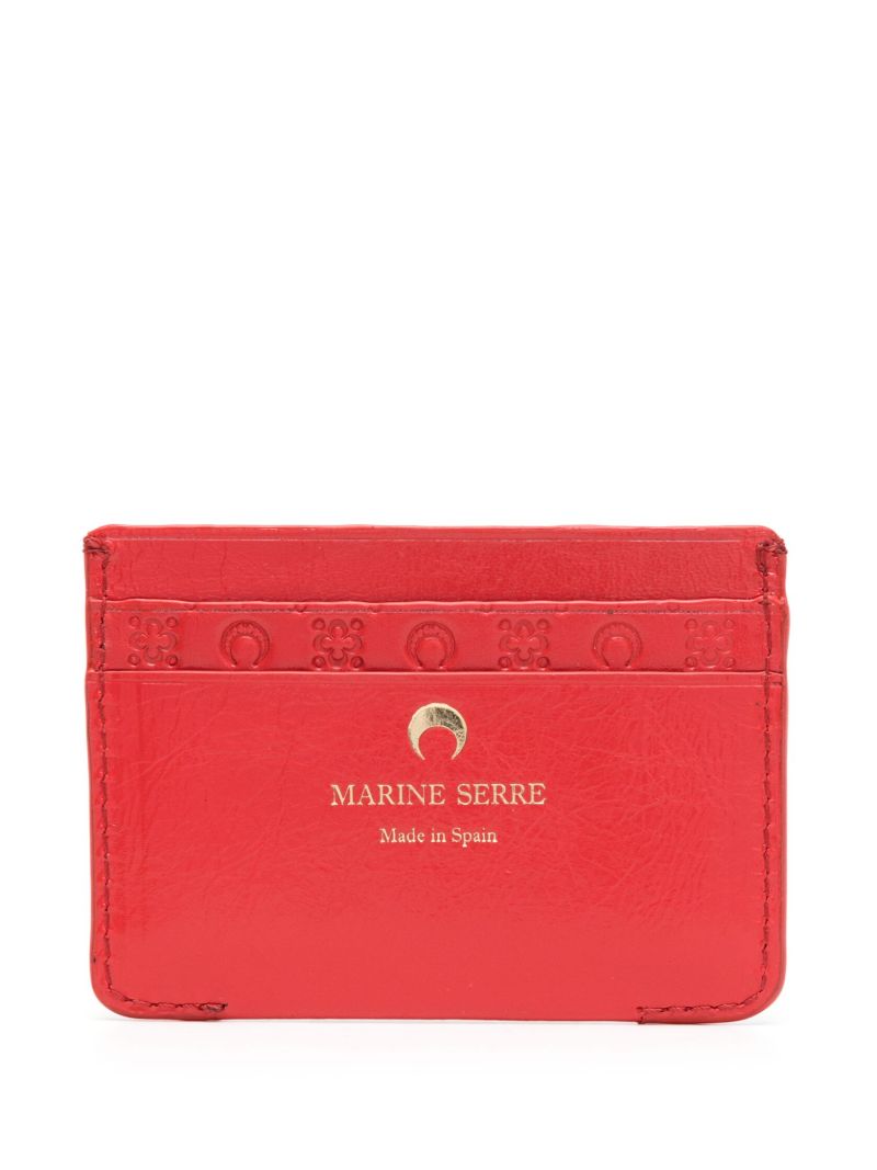Red Moon-embossed Cardholder