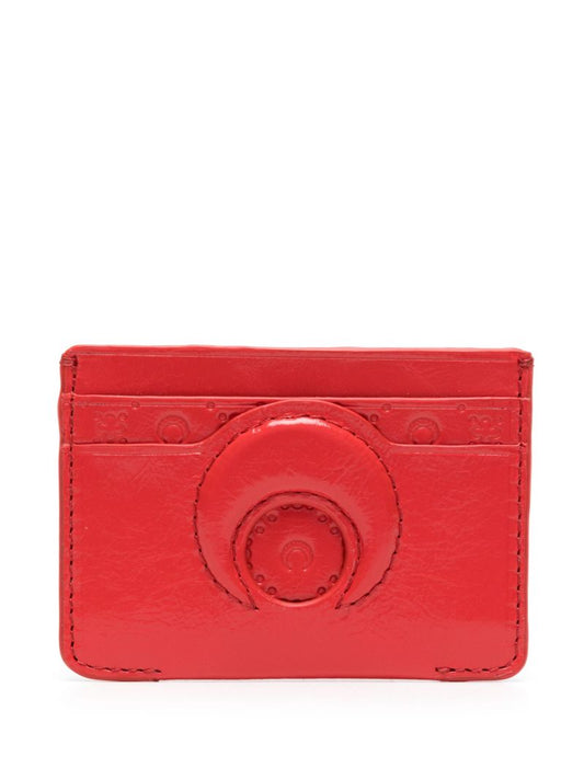 Red Moon-embossed Cardholder