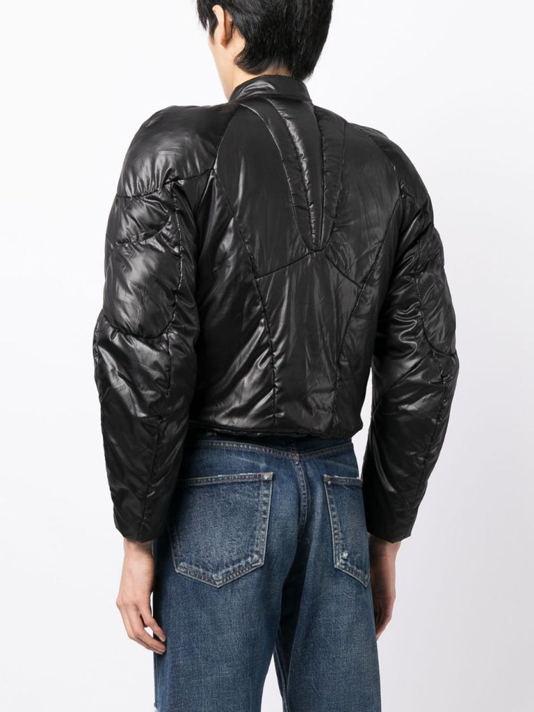 Black Muscle Puffer Jacket