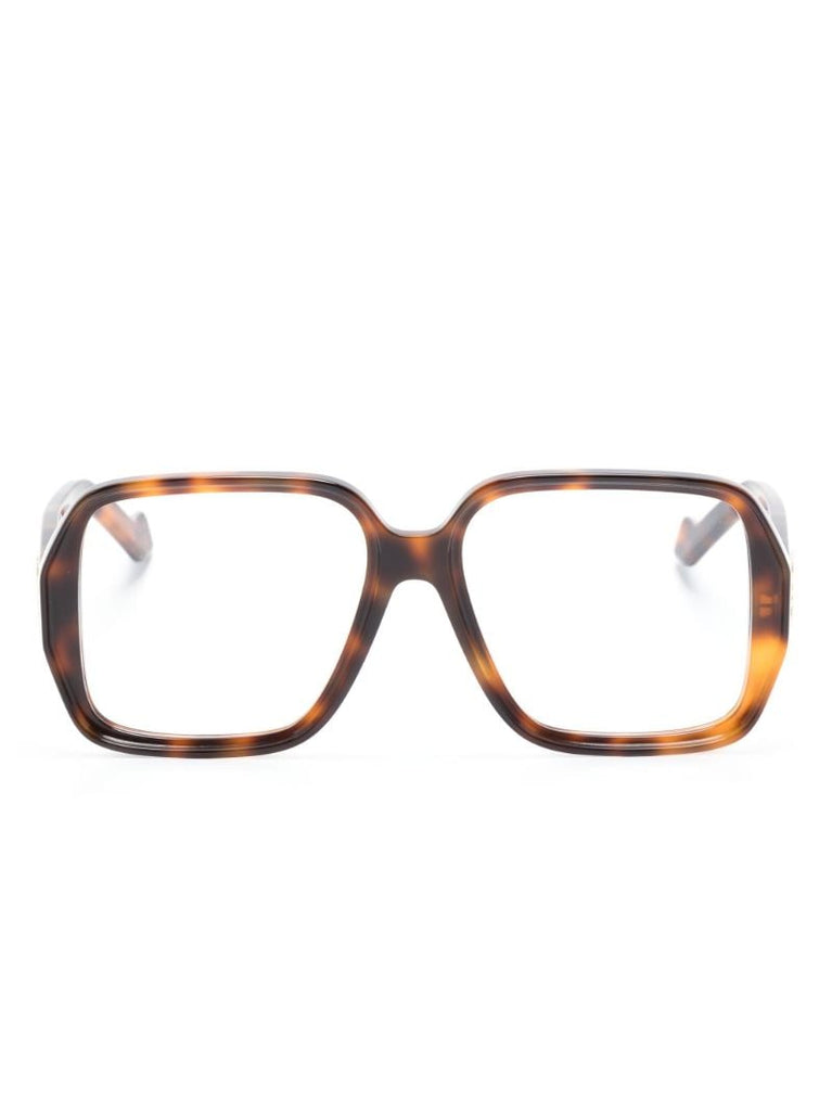 Brown Anagram Square-frame Glasses