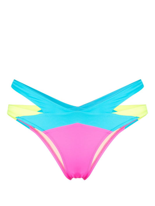 Multicoloured Mazzy Wrap Bikini Bottoms