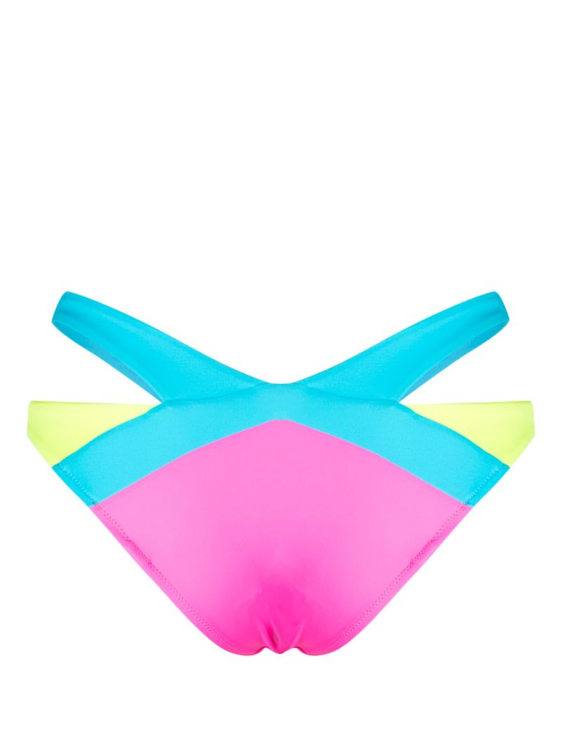 Multicoloured Mazzy Wrap Bikini Bottoms
