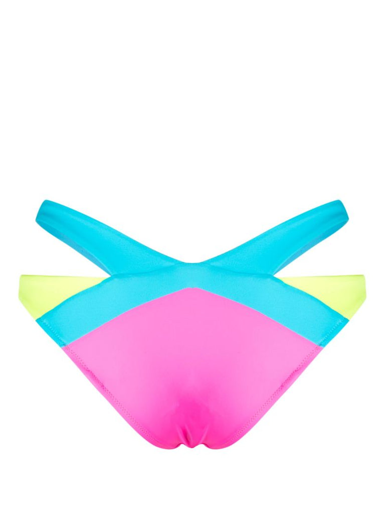 Multicoloured Mazzy Wrap Bikini Bottoms