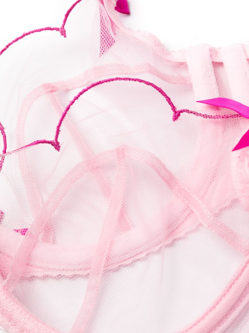 Pink Lorna Sheer Bra