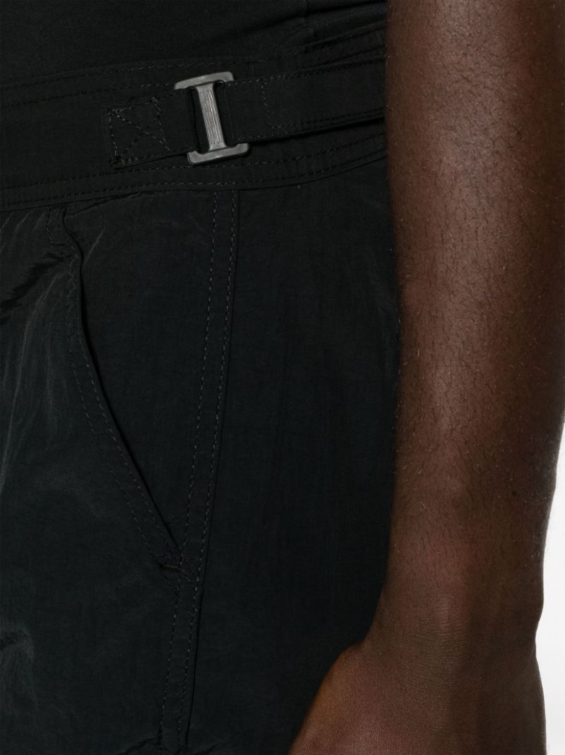Black Twist Seam Cargo Trousers