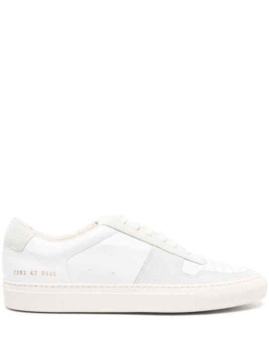 White Bball Low-top Sneakers