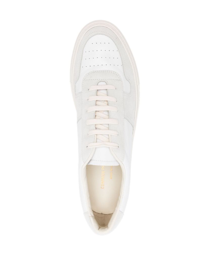 White Bball Low-top Sneakers