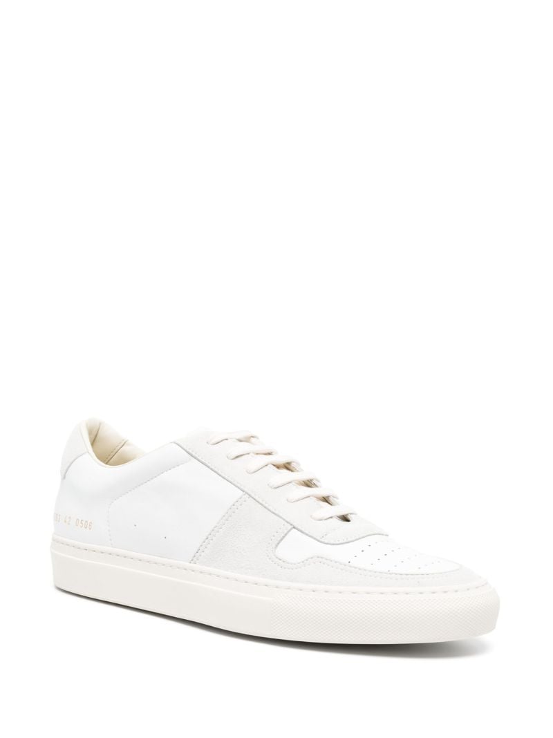 White Bball Low-top Sneakers