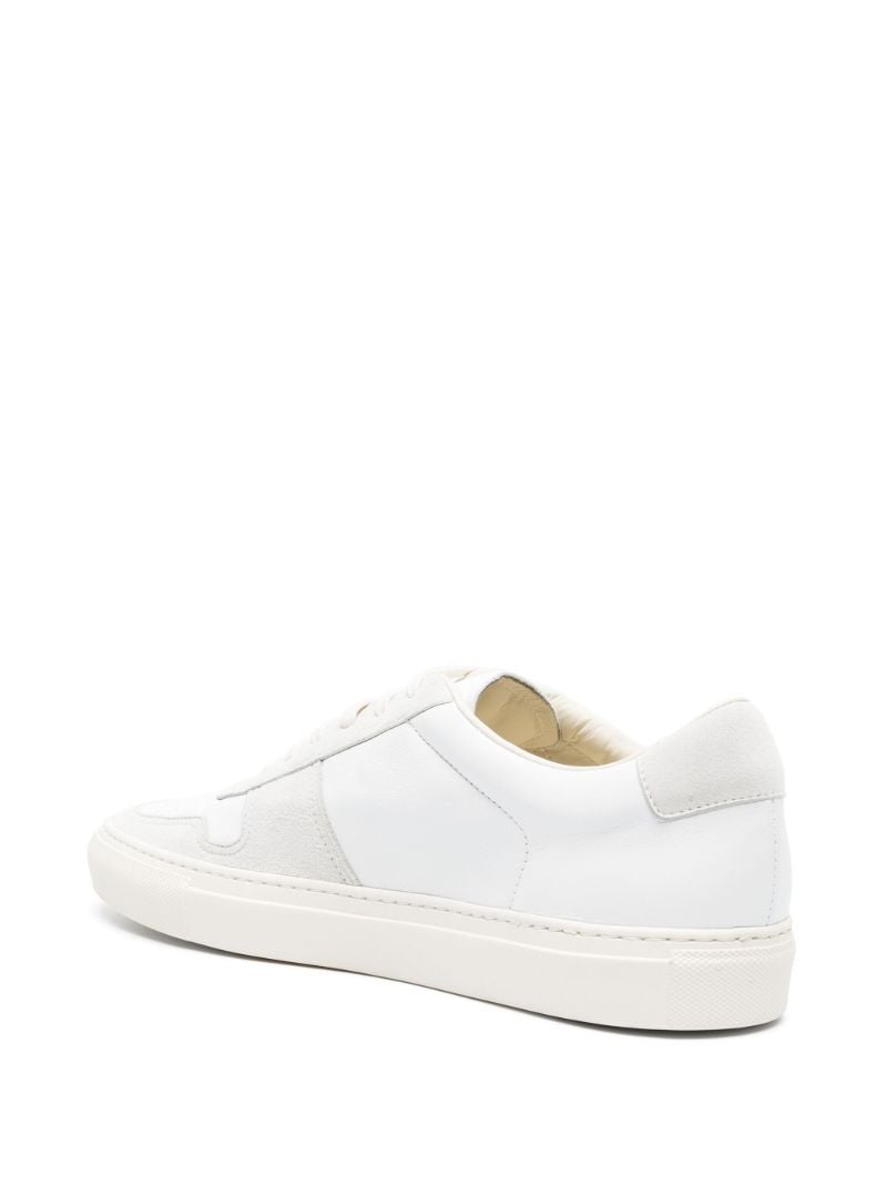 White Bball Low-top Sneakers