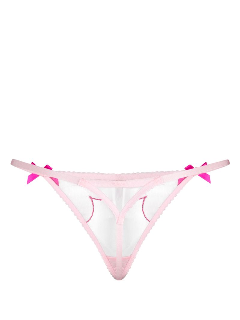 Pink Lorna Sheer Thong