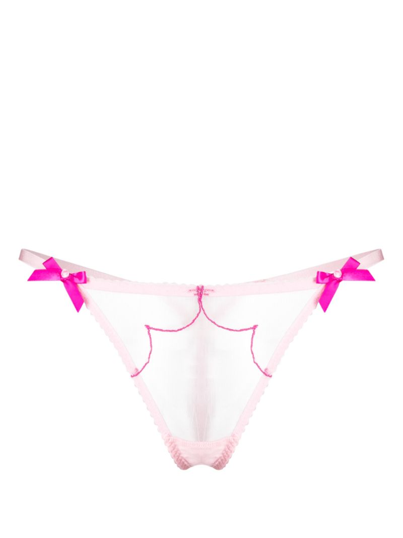 Pink Lorna Sheer Thong