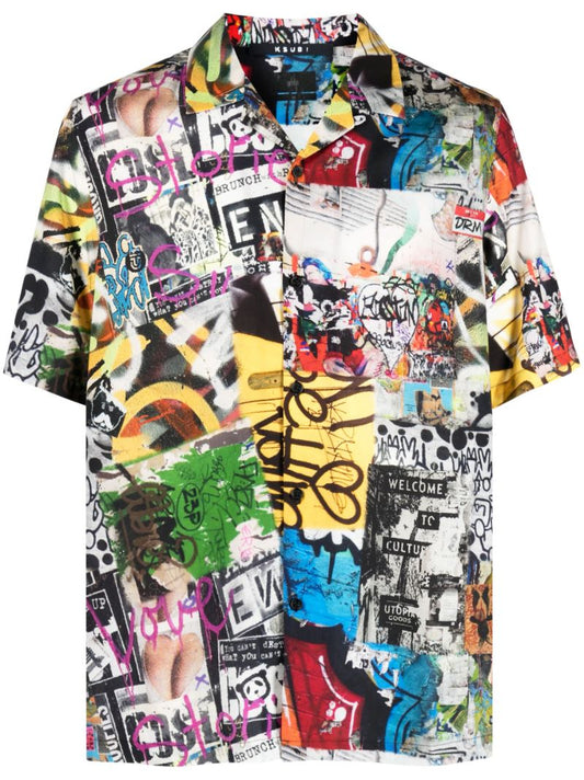 Multicolour Kulture Resort Short-sleeve Shirt