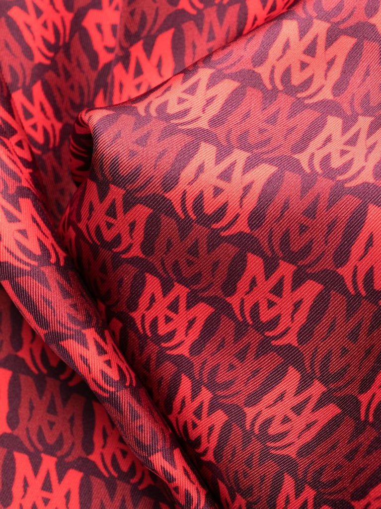 X Browns Red Ma Warp Silk Flared Trousers