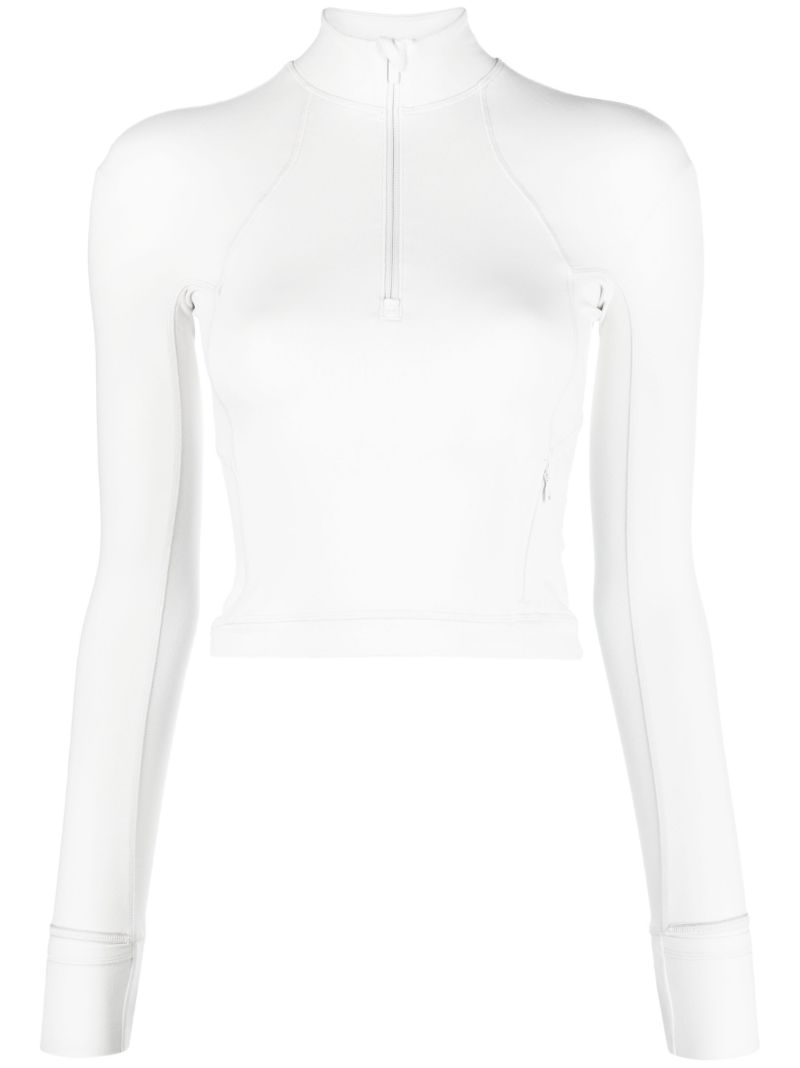 White It's Rulu Run Cropped Top