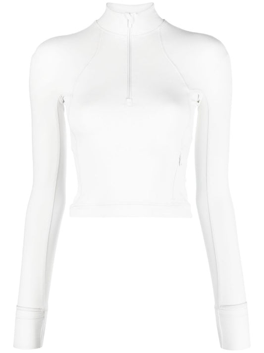 White It's Rulu Run Cropped Top