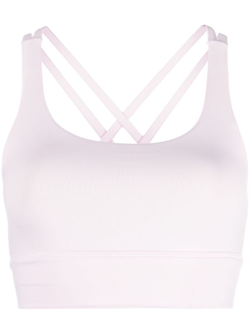 Pink Energy Longline Sports Bra