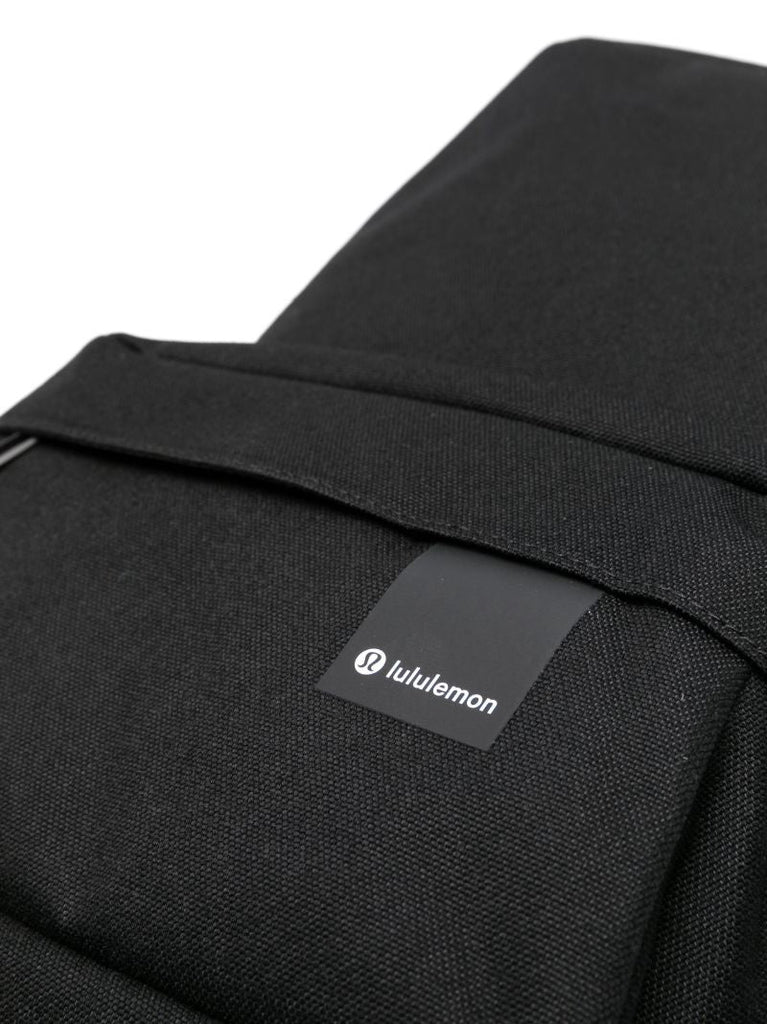 Black Command the Day Canvas Backpack