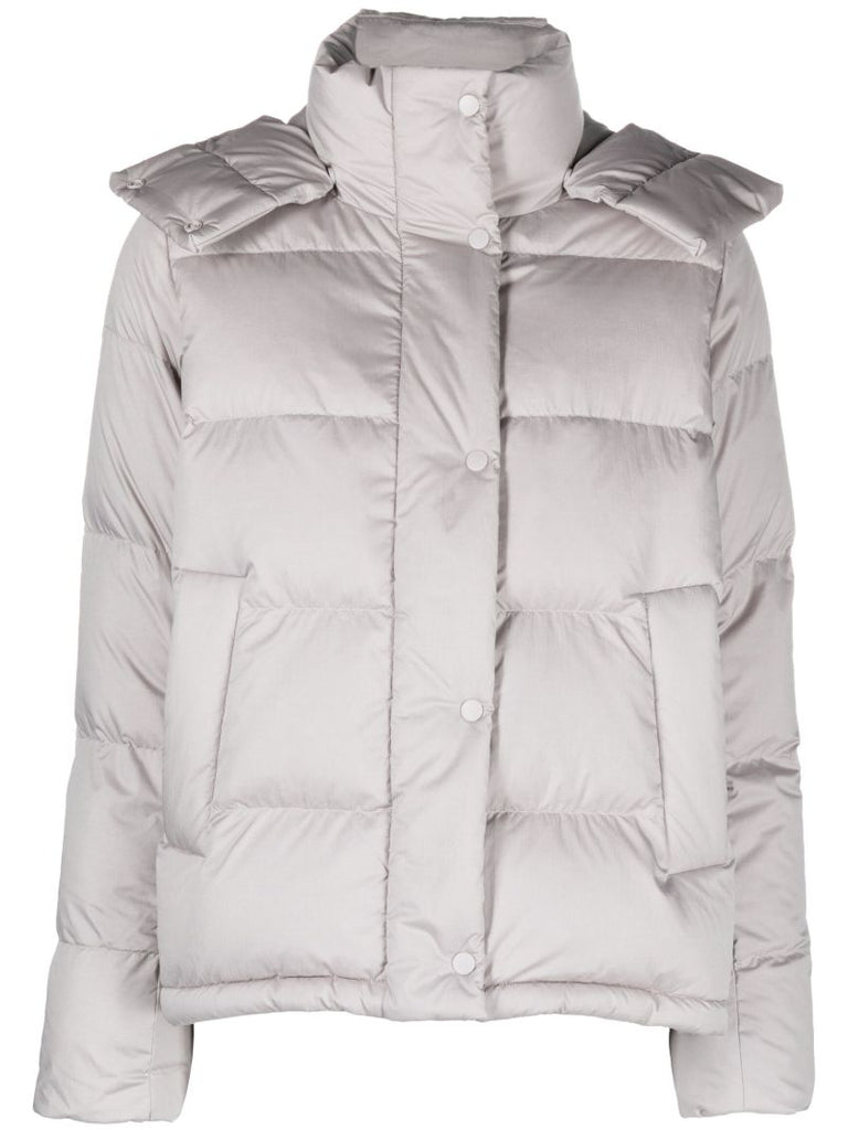 Grey Wunder Puff Quilted Jacket