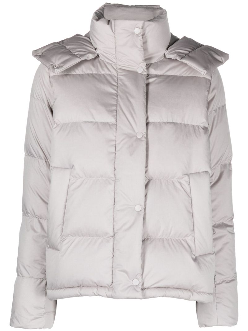 Grey Wunder Puff Quilted Jacket