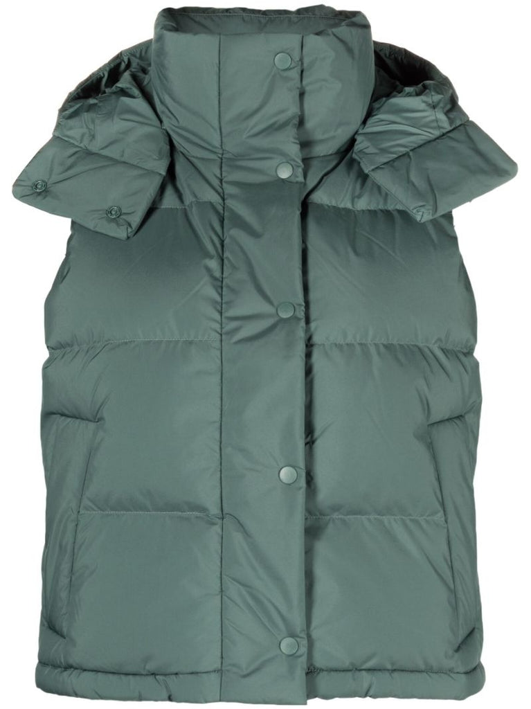 Green Wunder Puff Padded Gilet