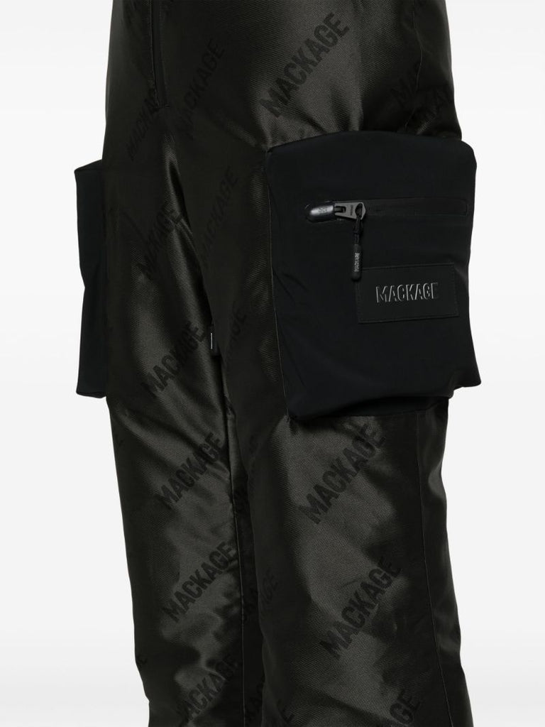 Grey Vinya Allover Logo-print Ski Jumpsuit