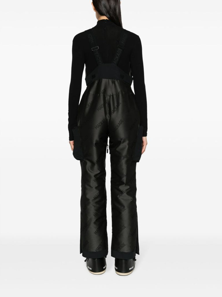 Grey Vinya Allover Logo-print Ski Jumpsuit