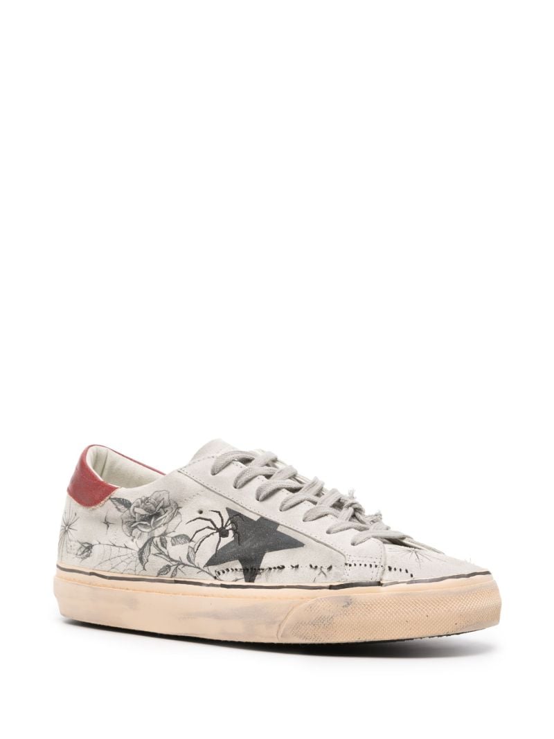 X Dr. Woo White Super-star Leather Sneakers