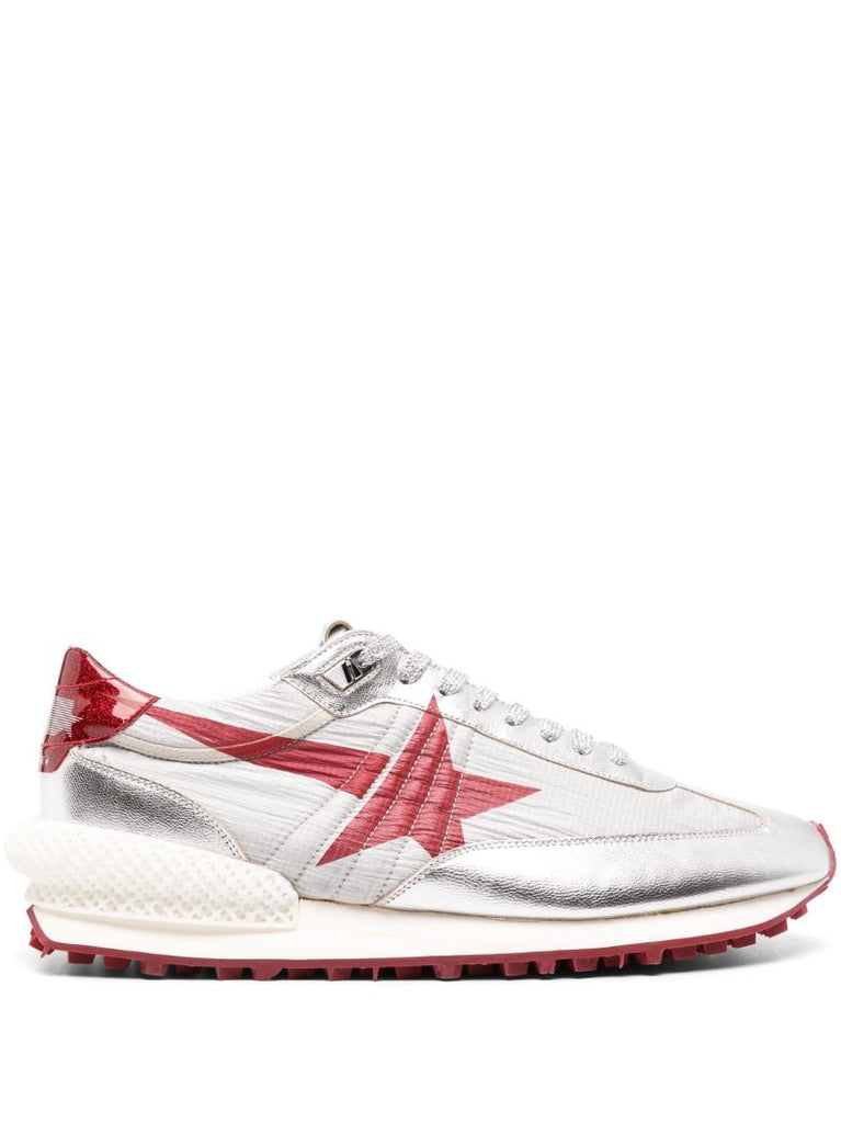 X Sunmi Silver Marathon Panelled Sneakers