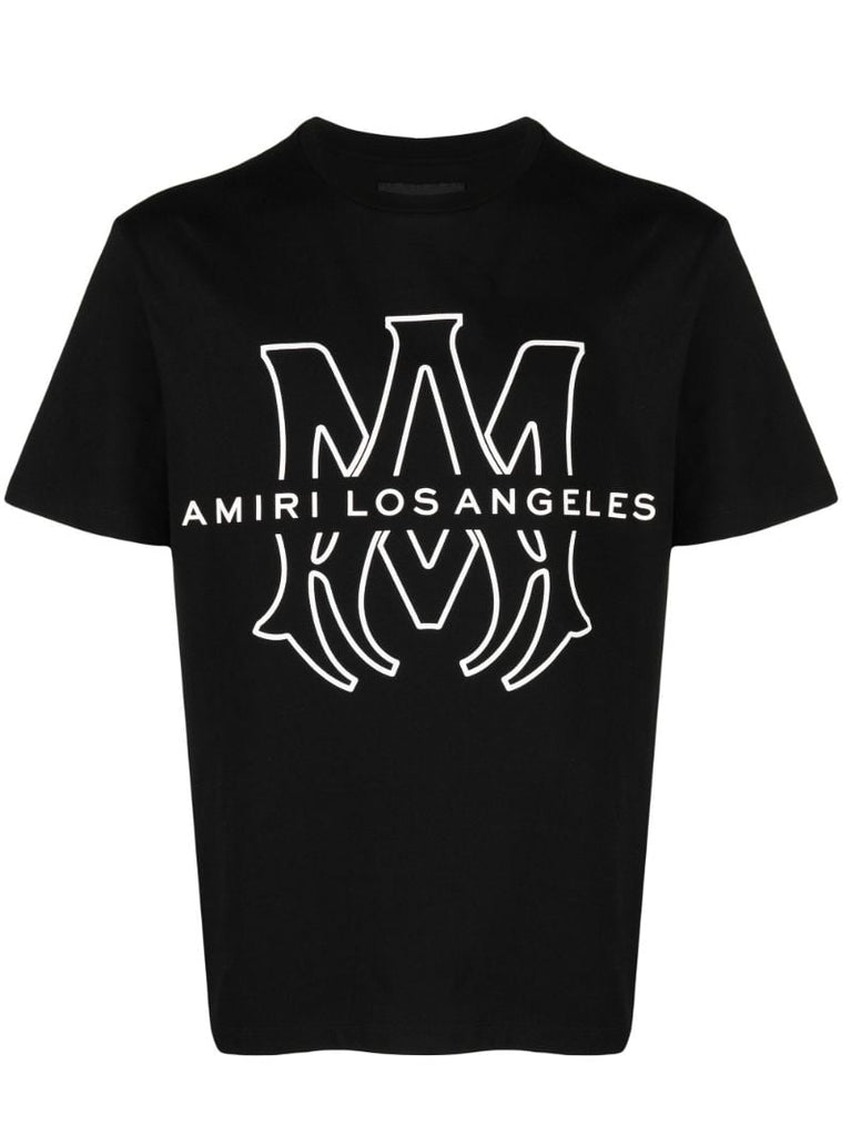 X Browns Black Logo-print Cotton T-shirt