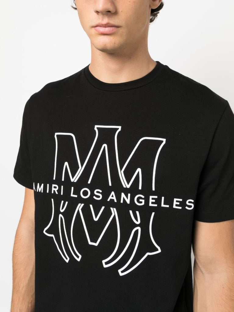 X Browns Black Logo-print Cotton T-shirt