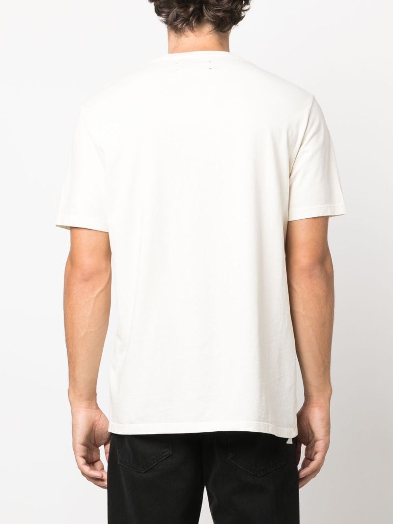 X Browns White Logo-print Cotton T-shirt