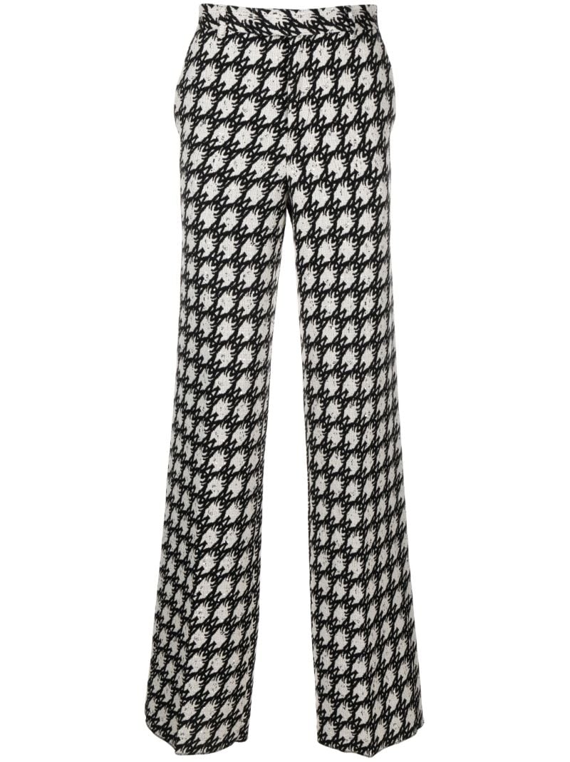 X Browns Black Wide-leg Trousers