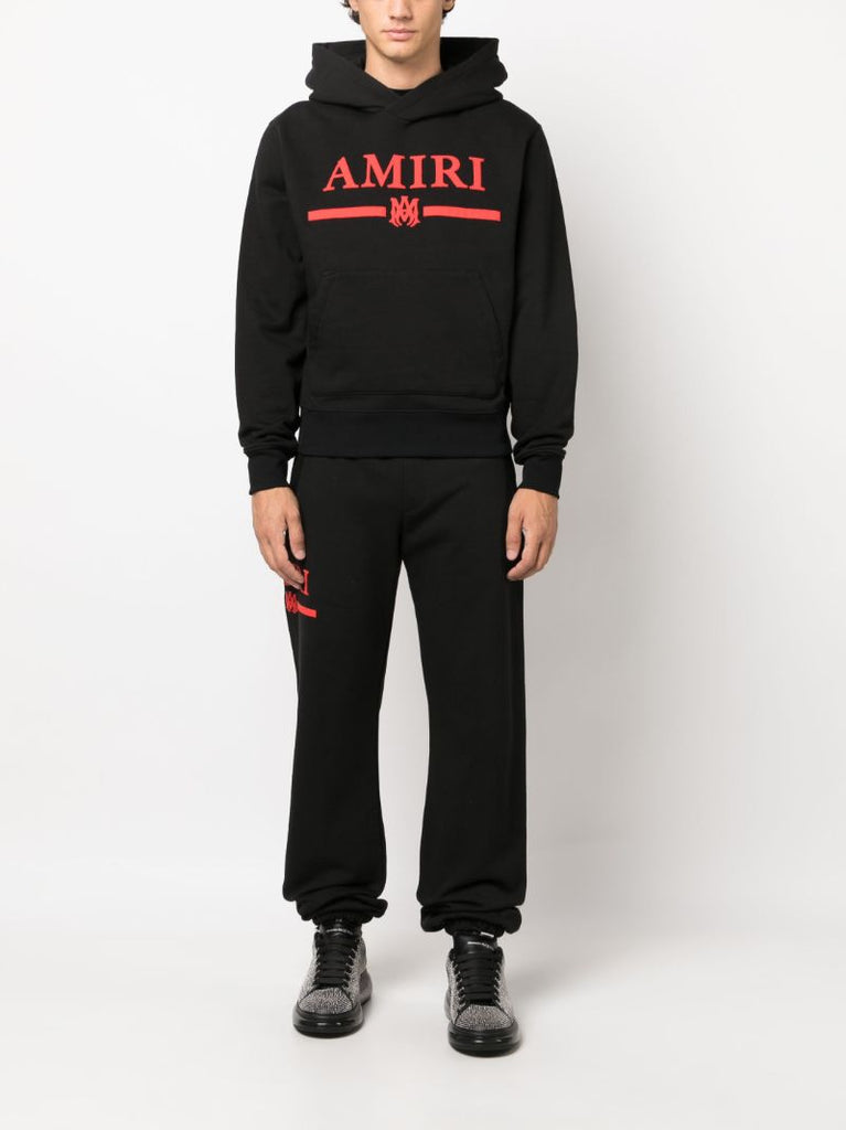 X Browns Black Logo-appliquÃ_x0083_Â© Cotton Hoodie
