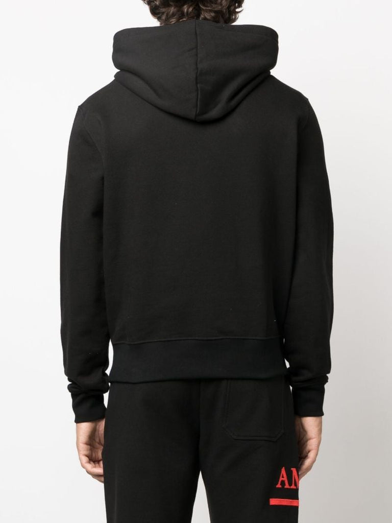 X Browns Black Logo-appliquÃ_x0083_Â© Cotton Hoodie