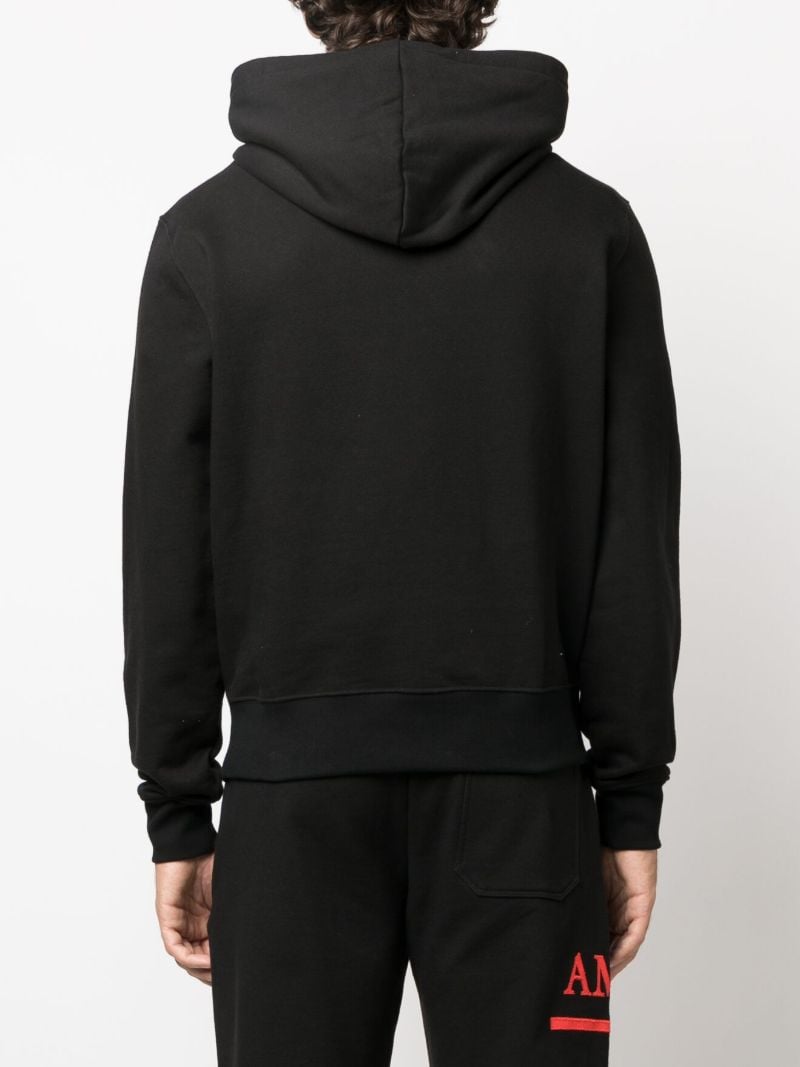 X Browns Black Logo-appliquÃ_x0083_Â© Cotton Hoodie