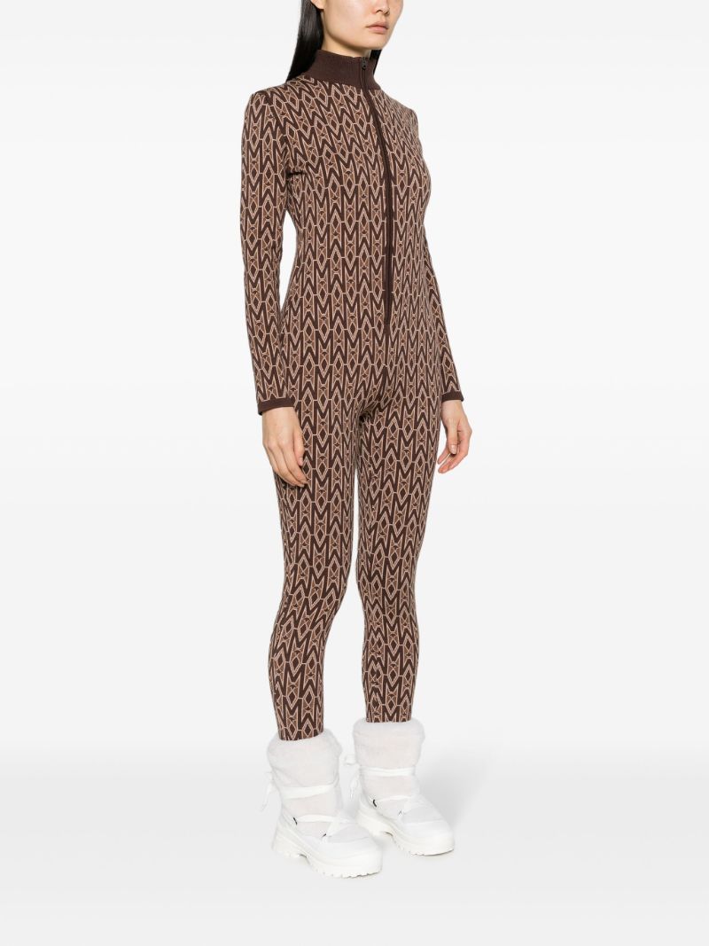 Brown Kym Agile-360 Monogram Jumpsuit