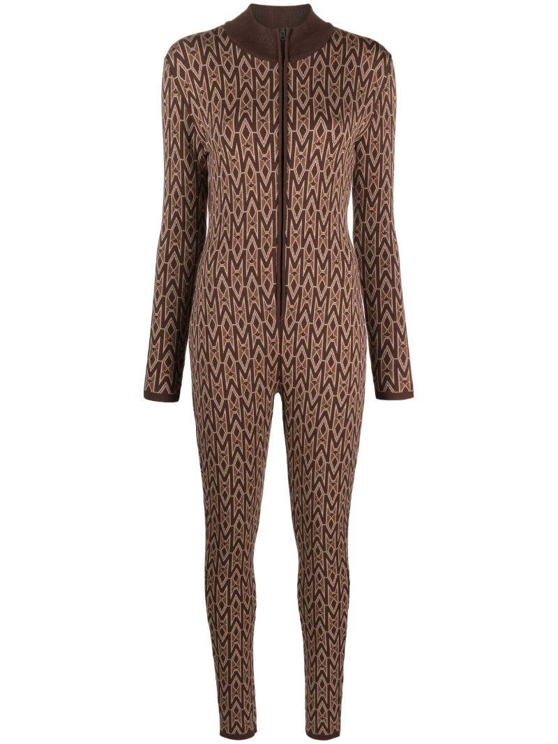 Brown Kym Agile-360 Monogram Jumpsuit