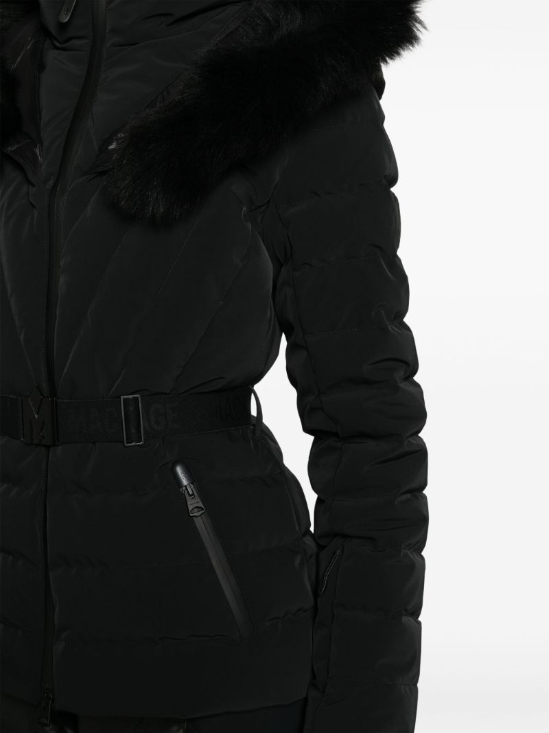 Black Elita Padded Ski Jacket